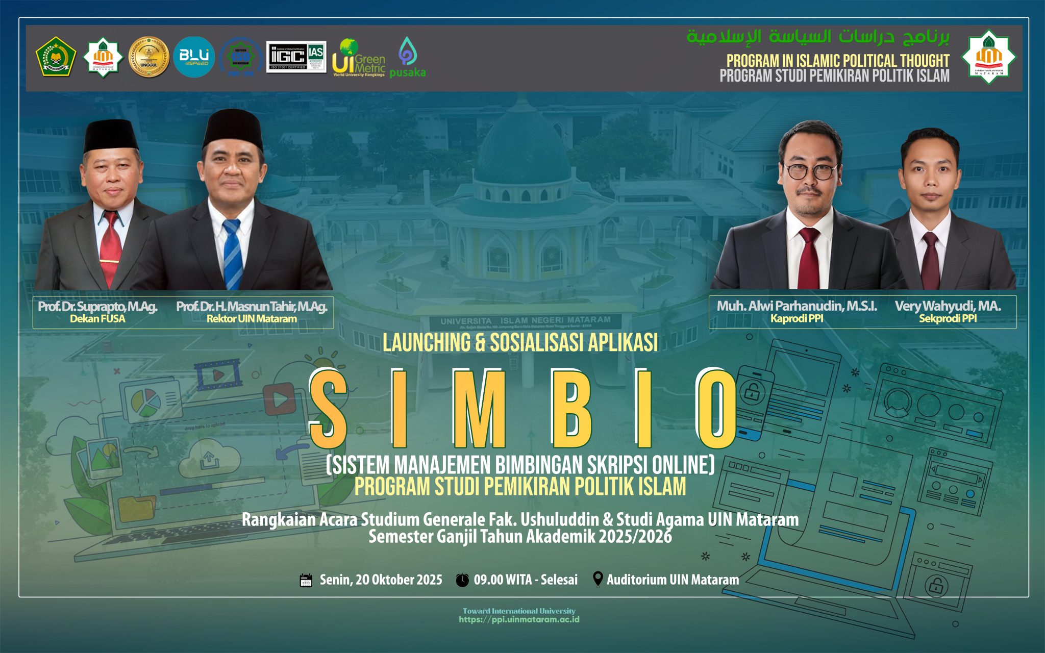 Prodi PPI Launching SIMBIO, Dekan FUSA Tekankan Penguatan Budaya ...